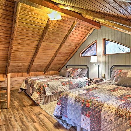 Broken Bow Log Cabin With Fire Pit, Pond, And Deck! Esterno foto
