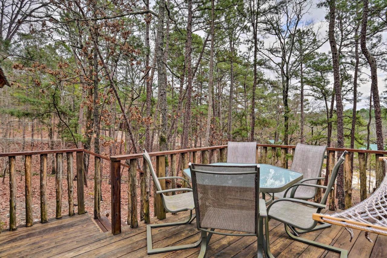 Broken Bow Log Cabin With Fire Pit, Pond, And Deck! Esterno foto