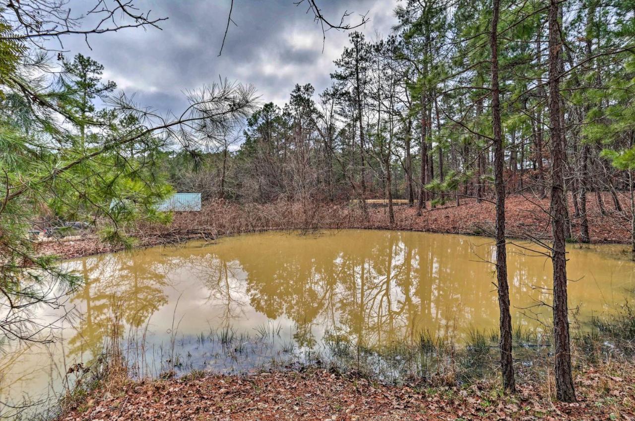 Broken Bow Log Cabin With Fire Pit, Pond, And Deck! Esterno foto