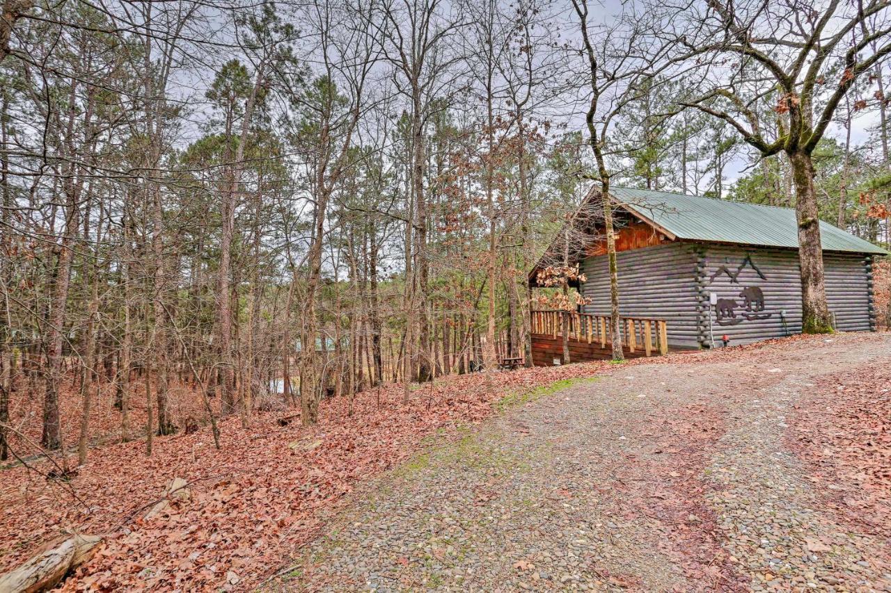 Broken Bow Log Cabin With Fire Pit, Pond, And Deck! Esterno foto