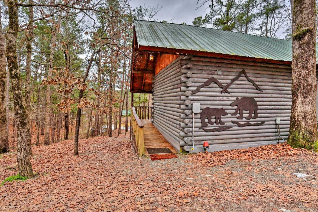Broken Bow Log Cabin With Fire Pit, Pond, And Deck! Esterno foto